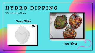 HOW TO Hydro Dipping Ceramics with Crafty Chica [upl. by Yirinec]