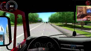 TRUCK IN CITY CAR DRIVING  Logitech G27 onboard [upl. by Kazim]