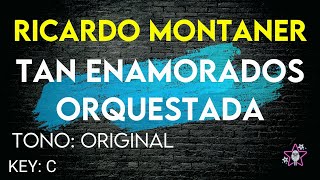 Ricardo Montaner  Tan enamorados orquestada  Karaoke Instrumental [upl. by Martijn]