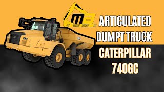 Articulated dump truck Caterpillar 740GC truk yang jago offroad [upl. by Wilkins]