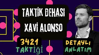 Taktik Dehası Xavi Alonso 3421 Taktiği Detaylı Anlatım [upl. by Liek]