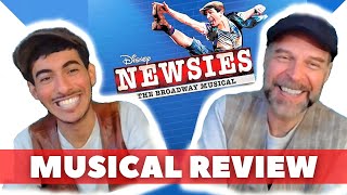 Real Disney Fan Reacts “Disney NEWSIES The Broadway Musical” REVIEW  Musical Theater Coach Reacts [upl. by Nahtanha]