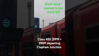 Class 455 departing Clapham Junction southwesternrailway [upl. by Neliak548]