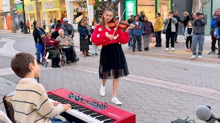 Incredible violin and piano rendition of All Of Me  John Legend Cover  Leo and Karolina Protsenko [upl. by Anauq813]