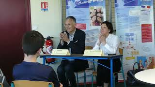 Rencontre Citoyenne au collège JeanRostand à Thouars [upl. by Yenruogis]