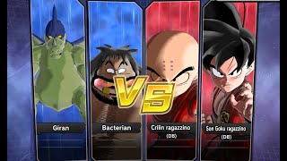 Xenoverse 2  Requested match PC BacterianampGiran vs Crilin bambinoampGoku bambino [upl. by Thisbee]