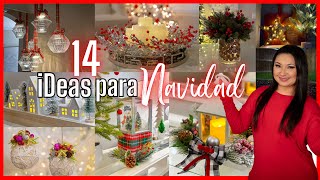 14 iDEAS para NAVIDAD  Decoración Navideña 2024  Christmas Decor ideas 2024 [upl. by Eciram38]