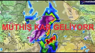 KAR GELİYORR 30CM Hava Durumu Tahmin [upl. by Gerrie]