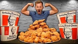 THE 50 PIECE KFC CHICKEN CHALLENGE [upl. by Adnarram]