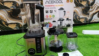 Acekool blender powerful blender electric blender heavy duty commercial blender imported blender [upl. by Sucramal398]