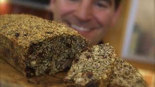 Nutty Seed Loaf Flourless Nordic Nut Loaf style bread [upl. by Aivalf]