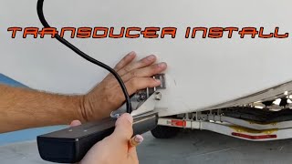 Installing A Garmin Transom Mount Transducer Tips Tricks Episode178 [upl. by Retsevlis556]