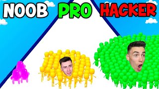 ARMIA WOJANA  NOOB vs PRO vs HACKER Count Masters [upl. by Spada]