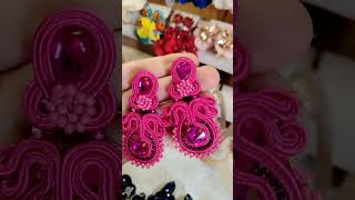 Aretes Soutache soutache aretesartesanales hechoamano accesoriosconestilo [upl. by Alakcim530]