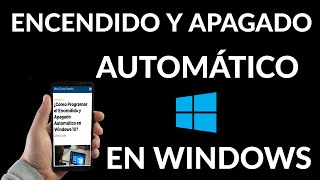 Cómo Programar el Encendido y Apagado Automático en Windows 10 [upl. by Reeva]