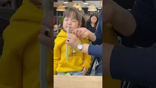 Dad will do everything for his daughter to win 😍🥰LeoNata family funny shorts [upl. by Bendix965]