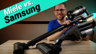 Miele Triflex HX2 vs Samsung Bespoke Jet  Zwei Akkusauger mit einzigartigen Features im Vergleich [upl. by Nye]