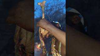 Dinner with Hadzabe Welcome dinner 🍽️ africa hadzabetribe food dinner diet [upl. by Eseer]