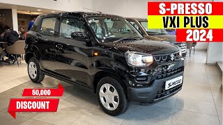 Maruti SPresso Vxi Plus Top Model🔥2024 सिर्फ़ 550 लाख😎 [upl. by Pietrek]