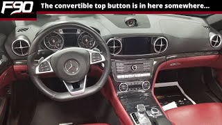 2018 MercedesBenz SL 550 Roadster  Interior InDepth Review [upl. by Petronia329]