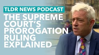 Supreme Courts Prorogation Ruling Explained Podcast  Brexit Explained [upl. by Hgielra]