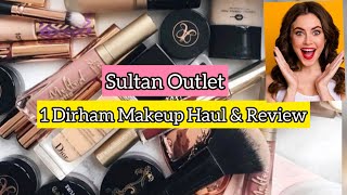 1 Dirham Makeup Review  Branded Makeup  Sultan Outlet [upl. by Llyrad]