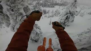 Powder skiing at Big White [upl. by Xeno]