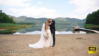 Mountain Top Resort Wedding  Makenna  Dana in 4K [upl. by Dimah]