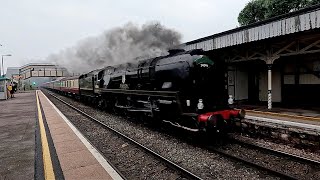 Steam Dreams Tour to Cardiff 34046 Braunton 16th September 2023 [upl. by Ryley]