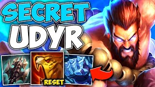 THE BEST 2 ITEM POWERSPIKE IN THE GAME MY SECRET UDYR BUILD  League of Legends [upl. by Ydolem762]