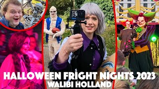 Halloween Fright Nights 2023 in Walibi Holland  Alle scare zones amp nieuwe spookhuizen  HFN [upl. by Tatia657]