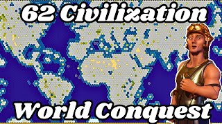 I Conquered All 62 Civilizations In Civilization 6  Supercut [upl. by Renato]