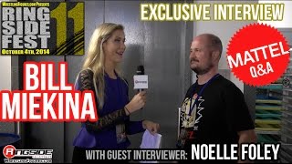 RINGSIDE FEST 2014 MATTEL WWE QampA With Designer Bill Miekina Guest interviewer  Noelle Foley [upl. by Gaskill130]