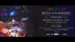 Coldplay en Lima junto a Camila Cabello  20 Septiembre Reel Promocional [upl. by Itsim]