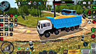 Tata dumpar truck 4925c driving  12 wheeler truck mod for bus simulator indonesia [upl. by Aretina500]