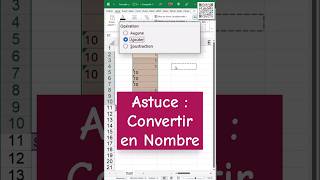 💡 Astuce Excel  Corrigez les Nombres en Texte en 1 Clic  🚀 [upl. by Trout]