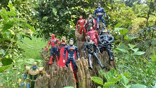 AVENGERS TOYSAction FiguresUnboxing Cheap PriceIronman Hulk Thor Spiderman Toys [upl. by Hcelemile]