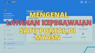 INFORMASI SSO KEPEGAWAIAN DI MYASN [upl. by Lrigybab669]