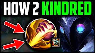 KINDRED SHREDS EVERYONE  How to Kindred amp Carry Best BuildRunes Kindred Guide Season 14 [upl. by Nilya395]