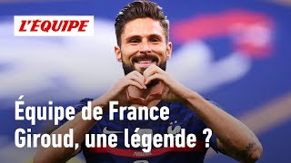 Équipe de France  Giroud estil une légende des Bleus [upl. by Eita]