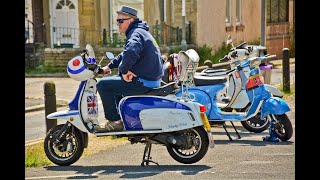 Morecambe Scooter Rally July 2022 ModScooter Weekend The Mods are Back Modrophenia SELECT HD [upl. by Nomelif]