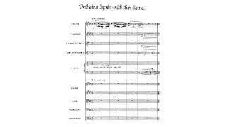 Debussy Prelude to the Afternoon of a Faun L 86 CD 87 with Score [upl. by Polly641]