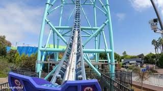 Electric Eel Rollercoaster 4k Onride POV  Seaworld San Diego  Amuseaholics [upl. by Ress811]