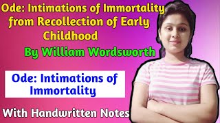 Ode Intimations of Immortality from Recollection of Early Childhood by William Wordsworth [upl. by Wilow]