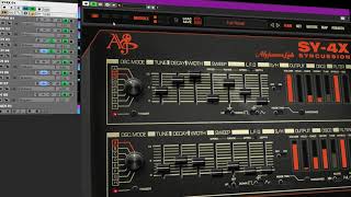 SY4X Syncussion Extended  Direct Sound Recording [upl. by Einohpets]