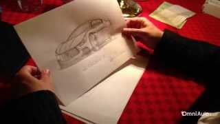 Maserati Ghibli il videodisegno di Marco Tencone [upl. by Thisbee594]