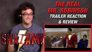 SHAZAM Official Teaser Trailer Reaction and Review [upl. by Eecyac741]