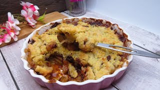 Crumble aux pommes et au chocolat [upl. by Onailimixam]