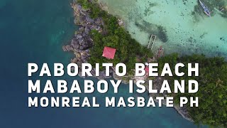 Paborito Beach in Mababoy Island Monreal Masbate PH [upl. by Niwhsa]