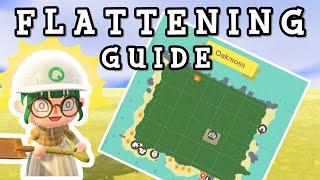 EASY Island Flattening Guide  Animal Crossing New Horizons 🏝️ [upl. by Eiramrebma]